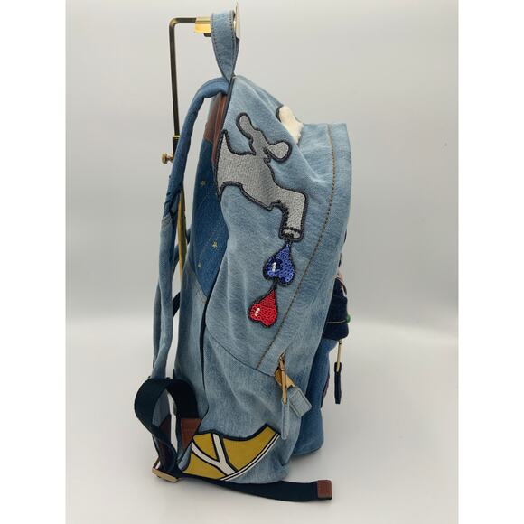 Marc Jacobs denim "Julie biker" backpack - Picture 4 of 14